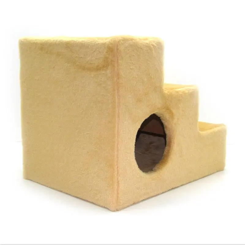 Сходинки для тварин з будиночком Zoo-hunt трьох рівневі 35х47х37 см - фото 5