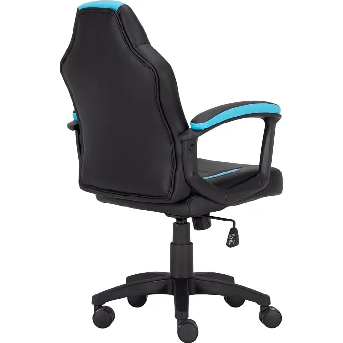 Геймерське дитяче крісло GT Racer чорне із синім (X-1414 Black/Light Blue) - фото 7