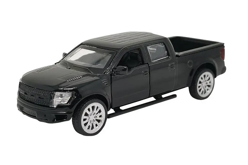 Іграшкова машинка позашляховик пікап Ford F-150 SVT Raptor металева TechnoDrive чорний колір - фото 2