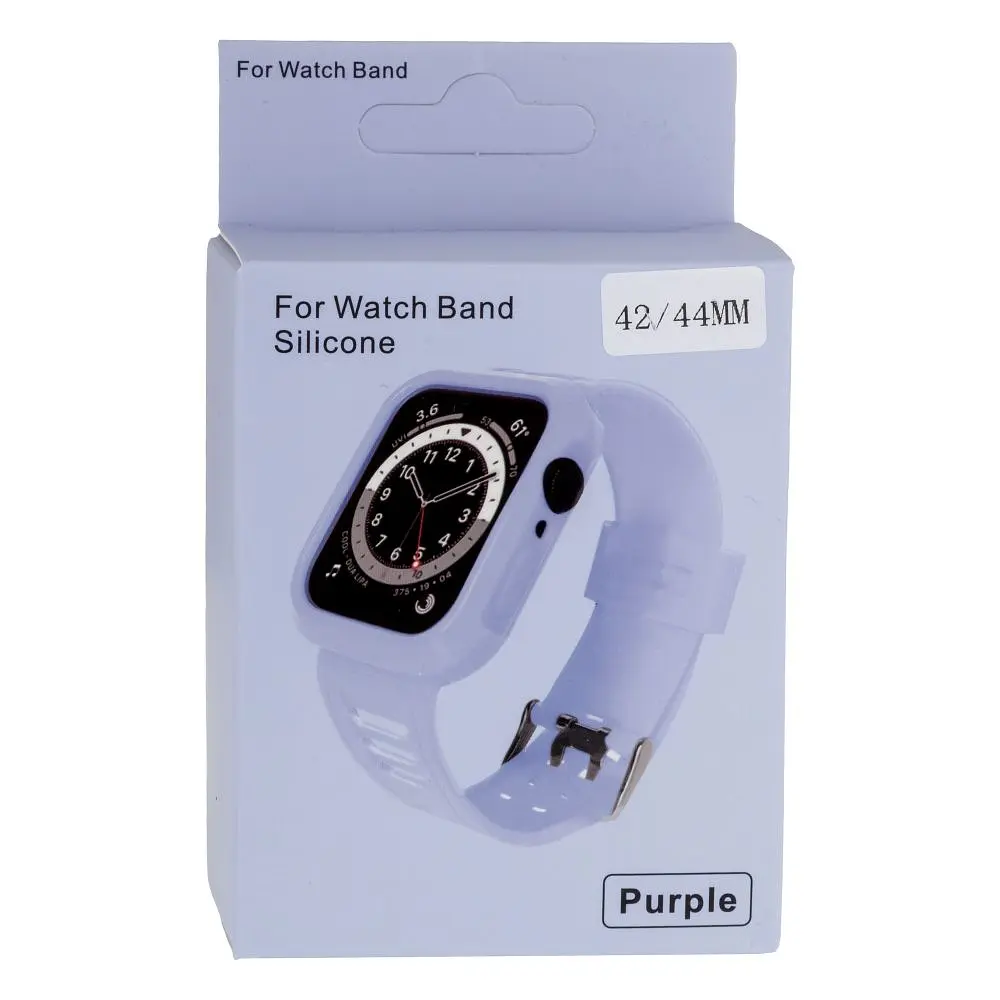Ремінець силіконовий футляр Anchor Watch Band Apple Watch 42-44 мм Purple - фото 2