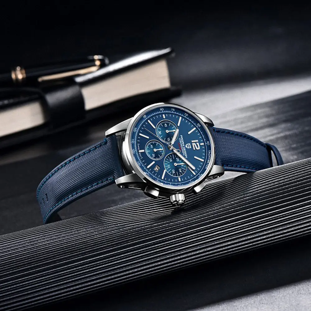 Наручний годинник чоловічий YS008 Silver-Blue Pagani Design acs0031088 - фото 5