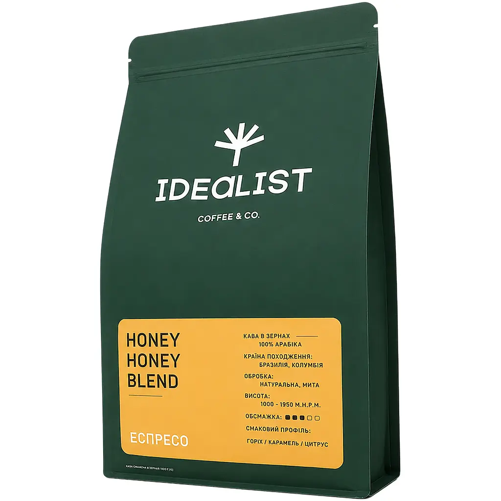 Кава в зернах Idealist Coffee & Co. Honey Honey blend 1 кг - фото 2