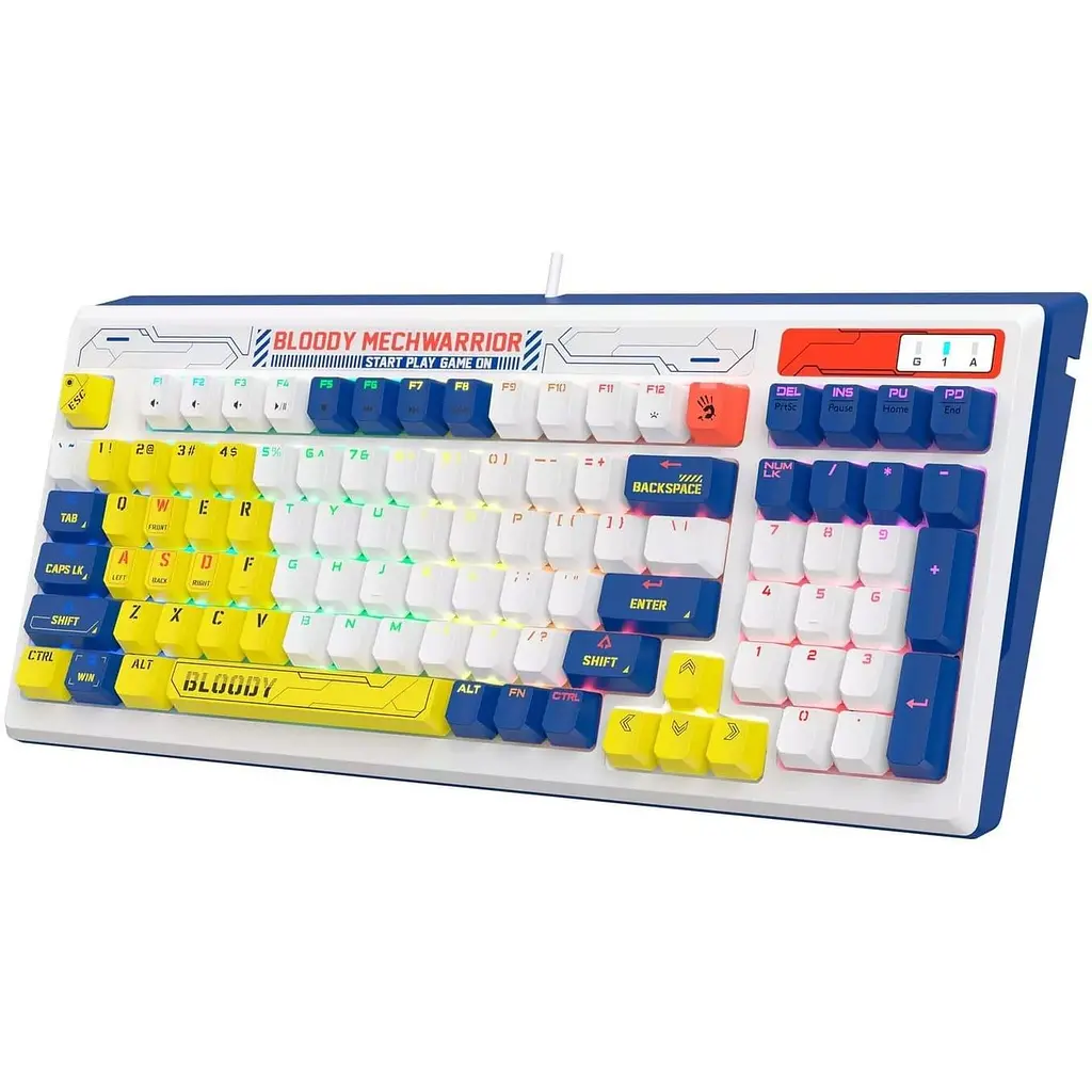 Клавиатура Bloody A4Tech B950 RGB LK Libra Switch Warrior Blue (B950 RGB Warrior Blue) (B950 RGB (Warrior Blue)) - фото 3
