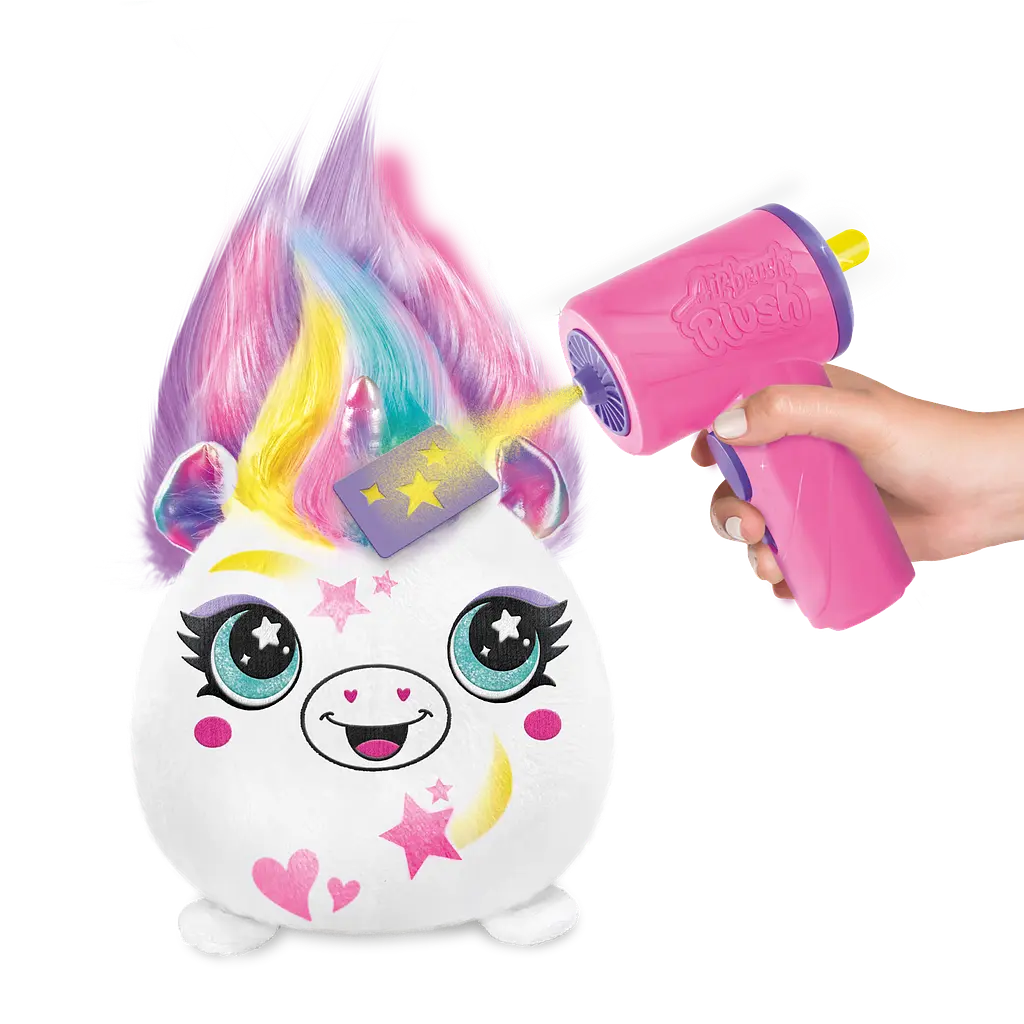 Набір DIY AIRBRUSH PLUSH - Hair'iffic "Зроби зачіску - Принцеса" з іграшковим аерографом CanalToys Art.AIR040/1 - фото 9