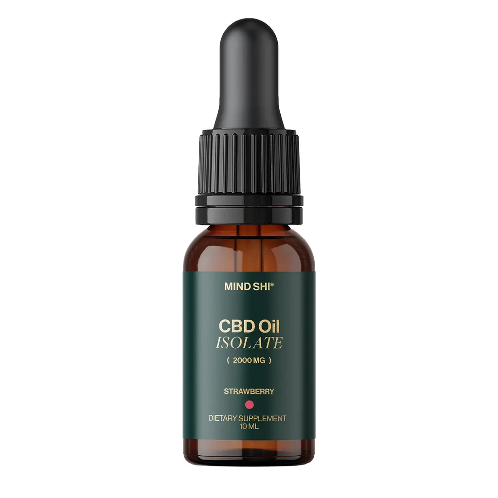 Изолят каннабидиола Mind Shi CBD Oil Isolate Strawberry 2000 мг 10