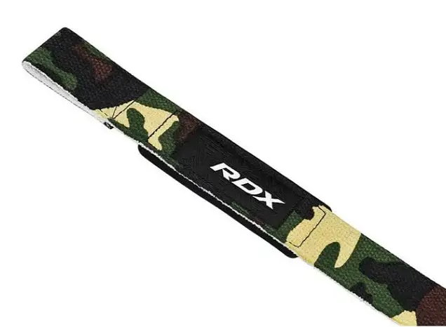 Лямки для тяги RDX W1 Gym Single Strap Camo Green Plus (WAN-W1CGN+) - фото 5