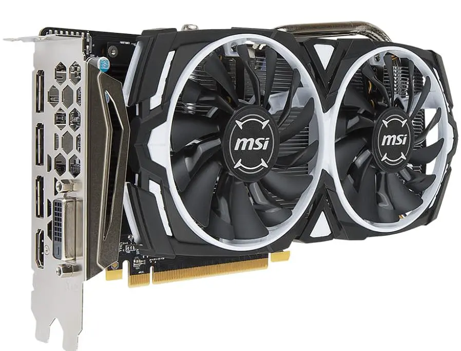 Видеокарта MSI AMD Radeon RX 570 4Gb Armor (Radeon RX 570 ARMOR 4G) (GDDR5, 256 bit, PCI-E 3.0 x16) Б/у - фото 2