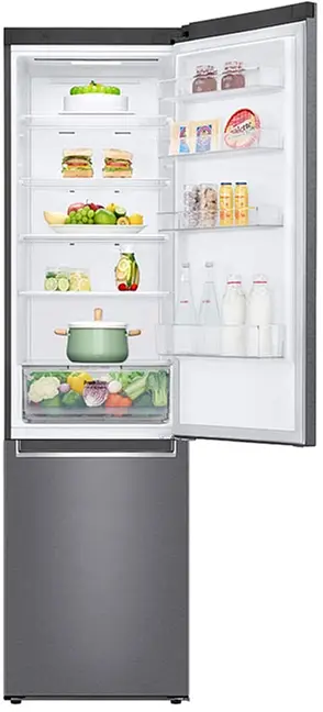 Холодильник LG GA-B509SLKM 203х68х60см 2 дв холодильне відділення 277 л морозильне відділення 107 л A++ NF Інв Диспл. зовнішній Графіт (GA-B509SLKM) - фото 9