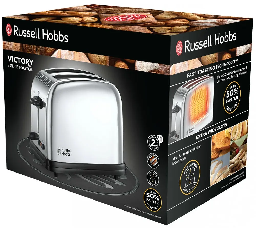 Тостер 23311-56 Chester Classic 2 Slices Russell Hobbs teh0026434 - фото 4