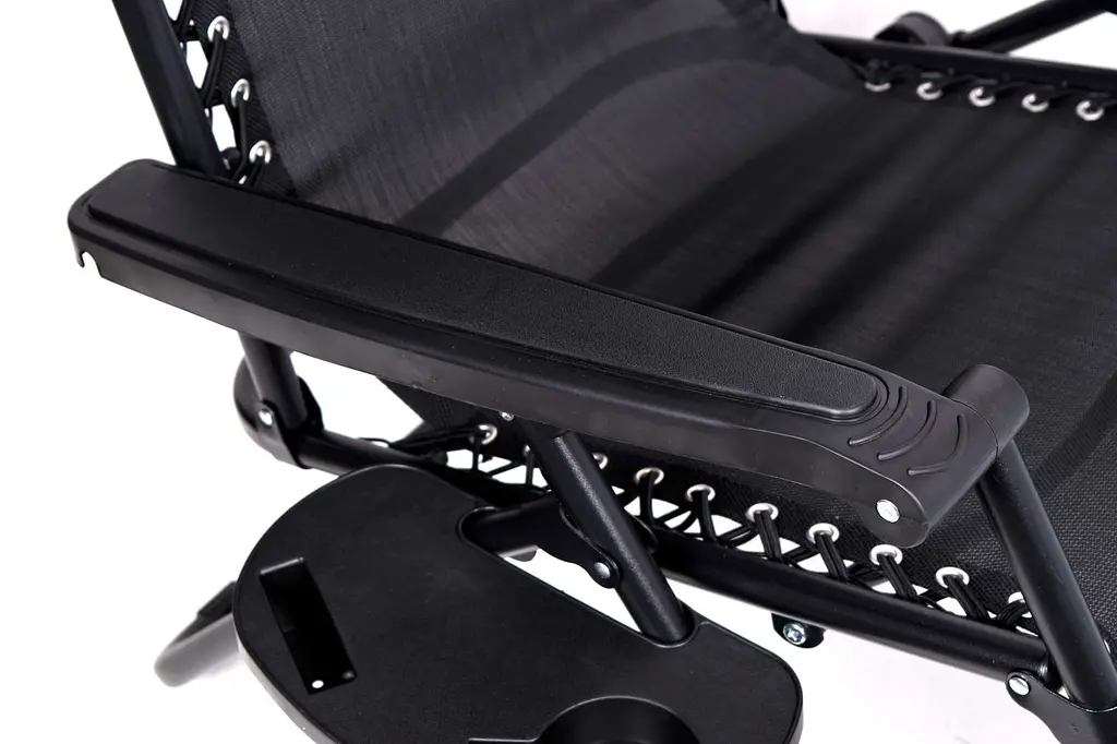 Розкладне садове крісло-шезлонг Yato Orion Black - фото 4