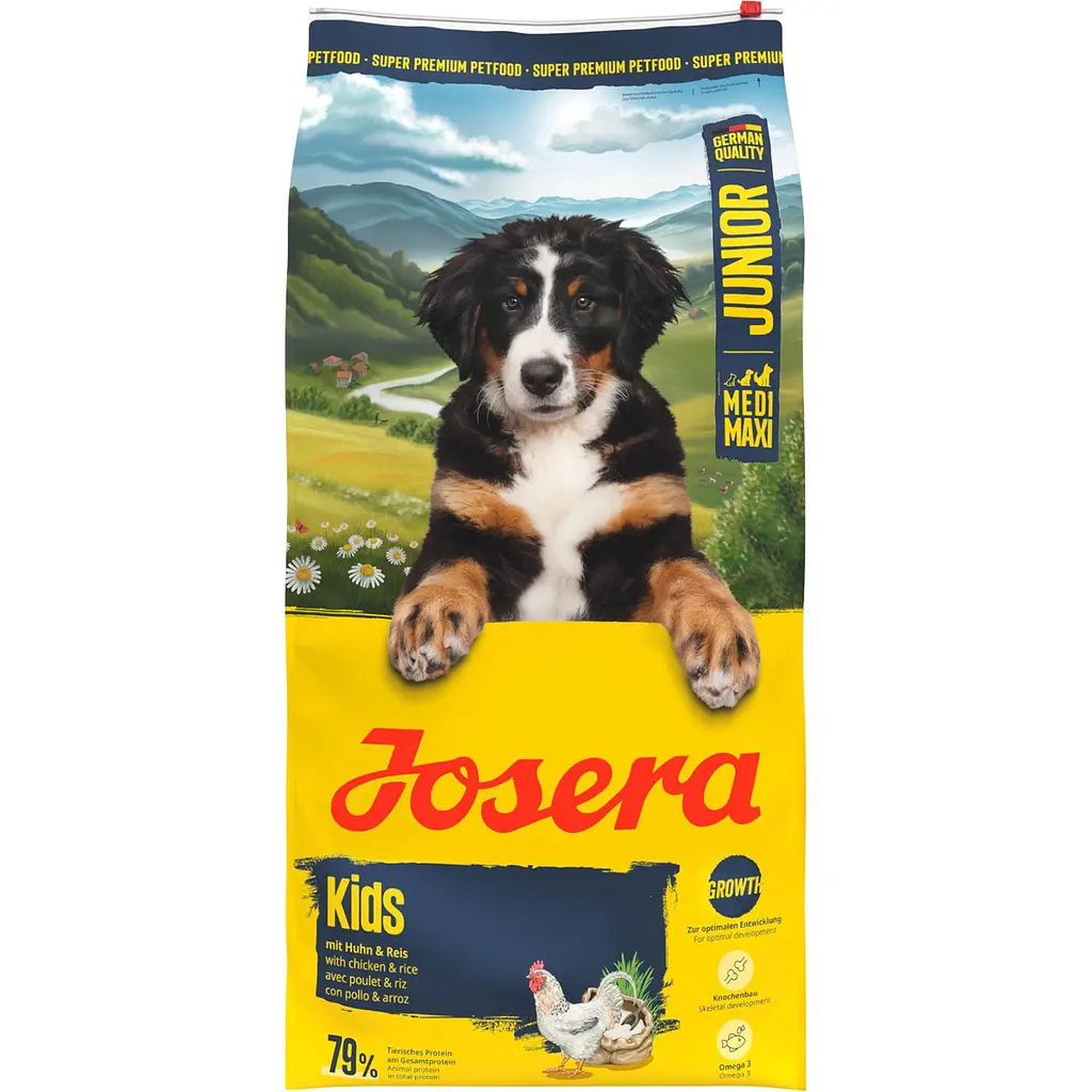 Сухой корм для щенков средних и крупных пород Josera Kids с птицей 12.5 кг - фото 2