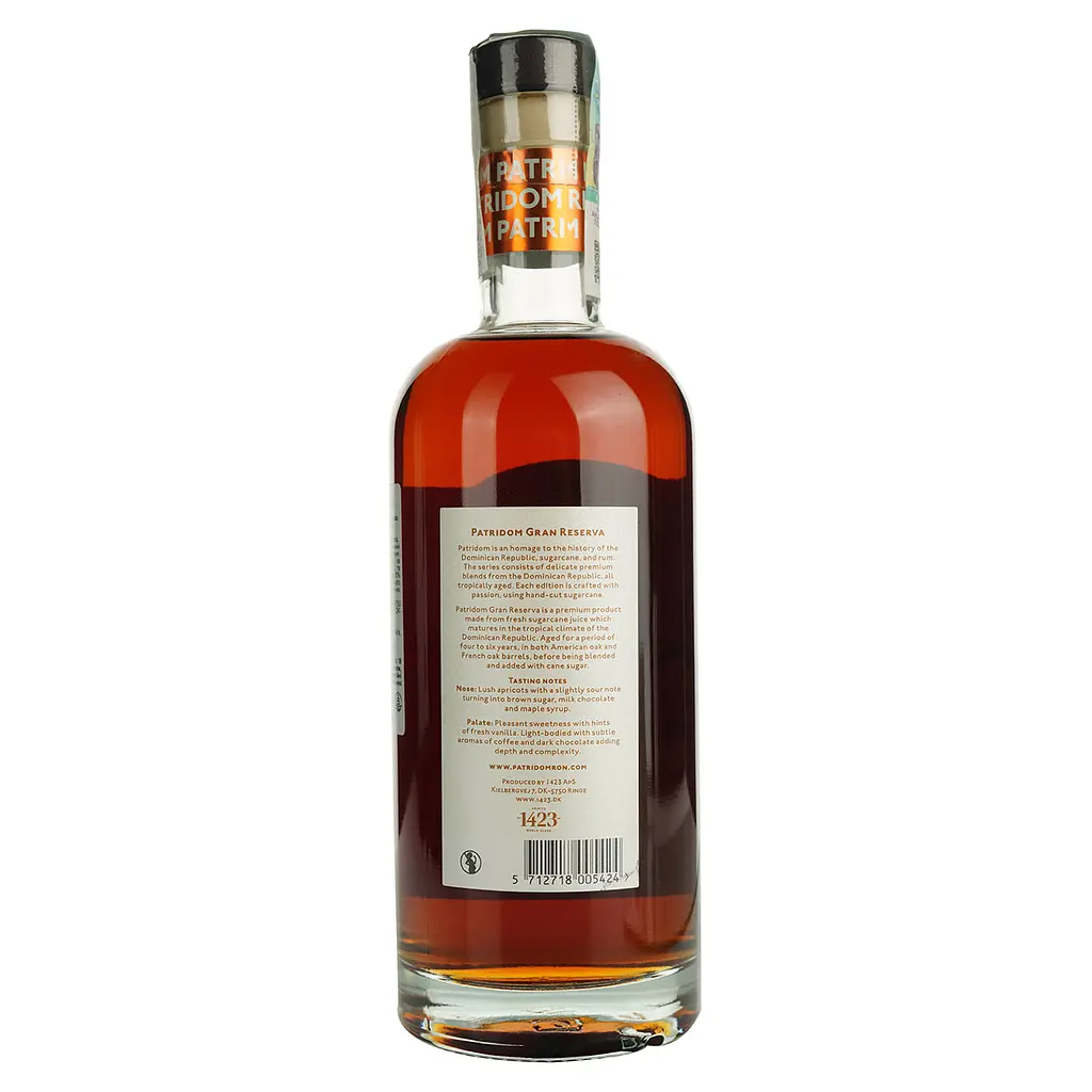 Ром Patridom Gran Reserva 40% 0.7 л - фото 4