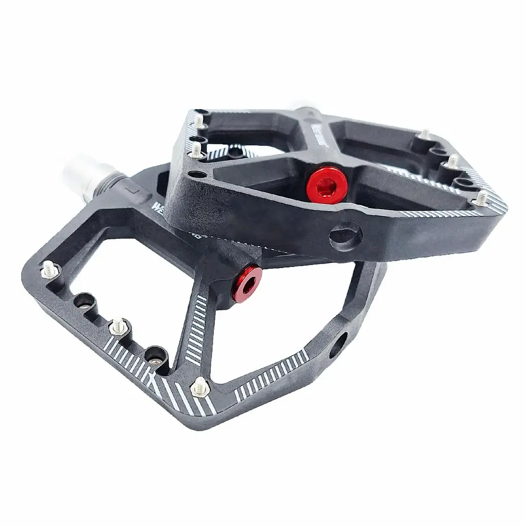 Педали велосипедные алюминиевые West Biking YP0802097 на промподшипниках Черный (G0000967) - фото 3