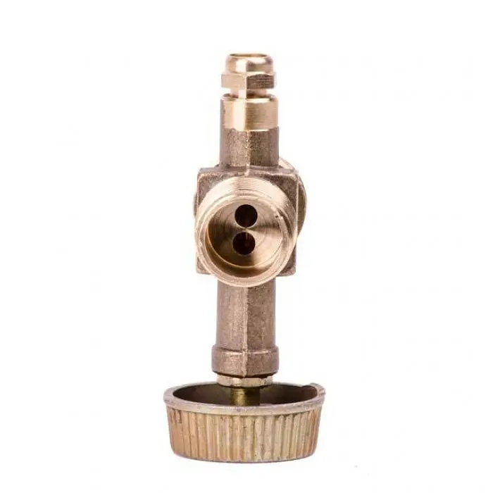 Вентиль INTERTOOL GS-0009, перехідник для газового балона та пальника, латунний кран - фото 4