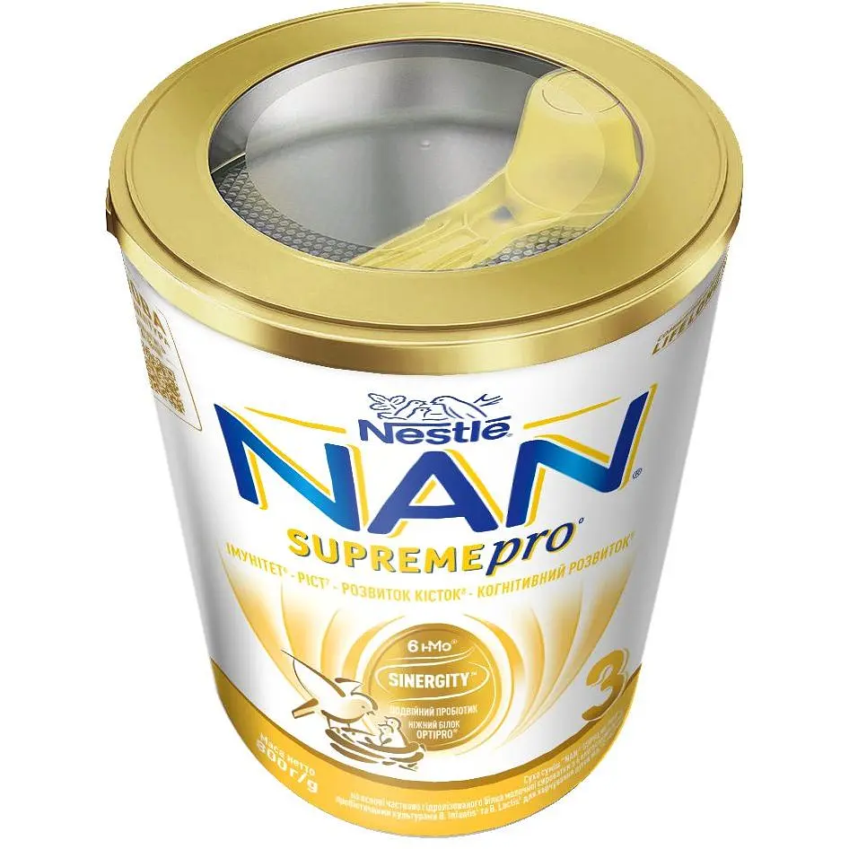 Уцінка. Суха суміш NAN 3 Supreme Pro з 6 олігосахаридами та подвійним пробіотиком для харчування дітей від 12 місяців 800 г  - фото 8