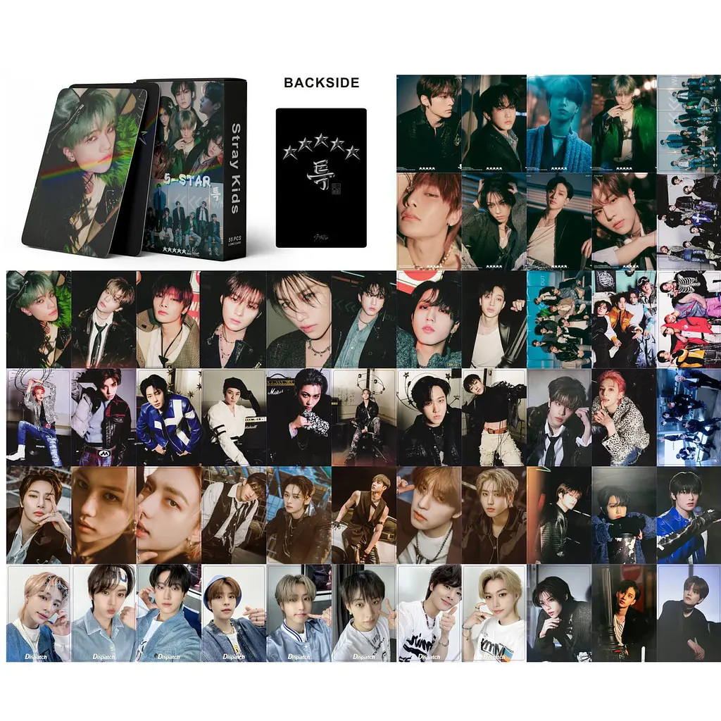 Ломо Карти Lomo Card China Stray Kids / SKZ Стрей Кідс голографічні СС C SK 33 - фото 2