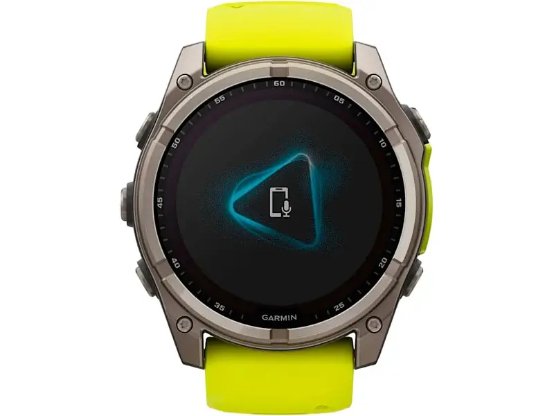 Спортивний годинник Garmin Fenix 8 47mm Solar Sapphire Titanium w. Amp Yellow/Graphite Silicone Band (010-02906-20/21) - фото 4