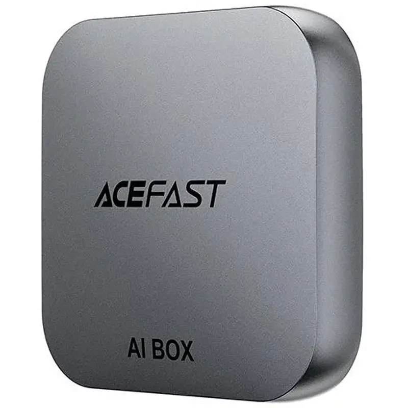 Адаптер QC2 AI Box бездротовий CarPlay для авто/Android Auto Metal gray Acefast teh0030547 - фото 2