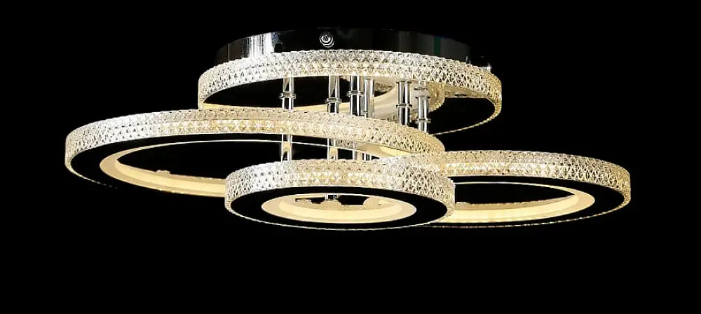 Світлодіодна люстра LT8008/1+1+1 LED (CH) - фото 3
