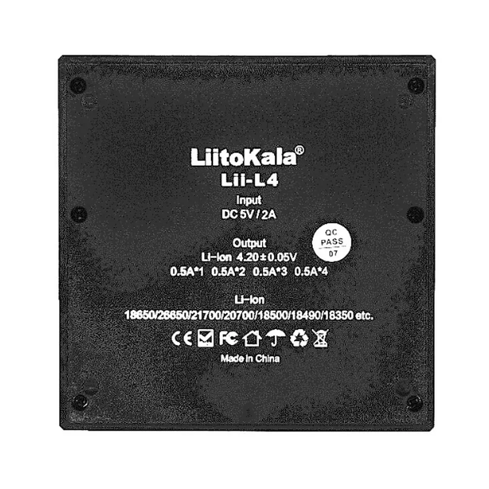 Універсальний зарядний пристрій LiitoKala Lii-L4 на 4 канали - фото 2