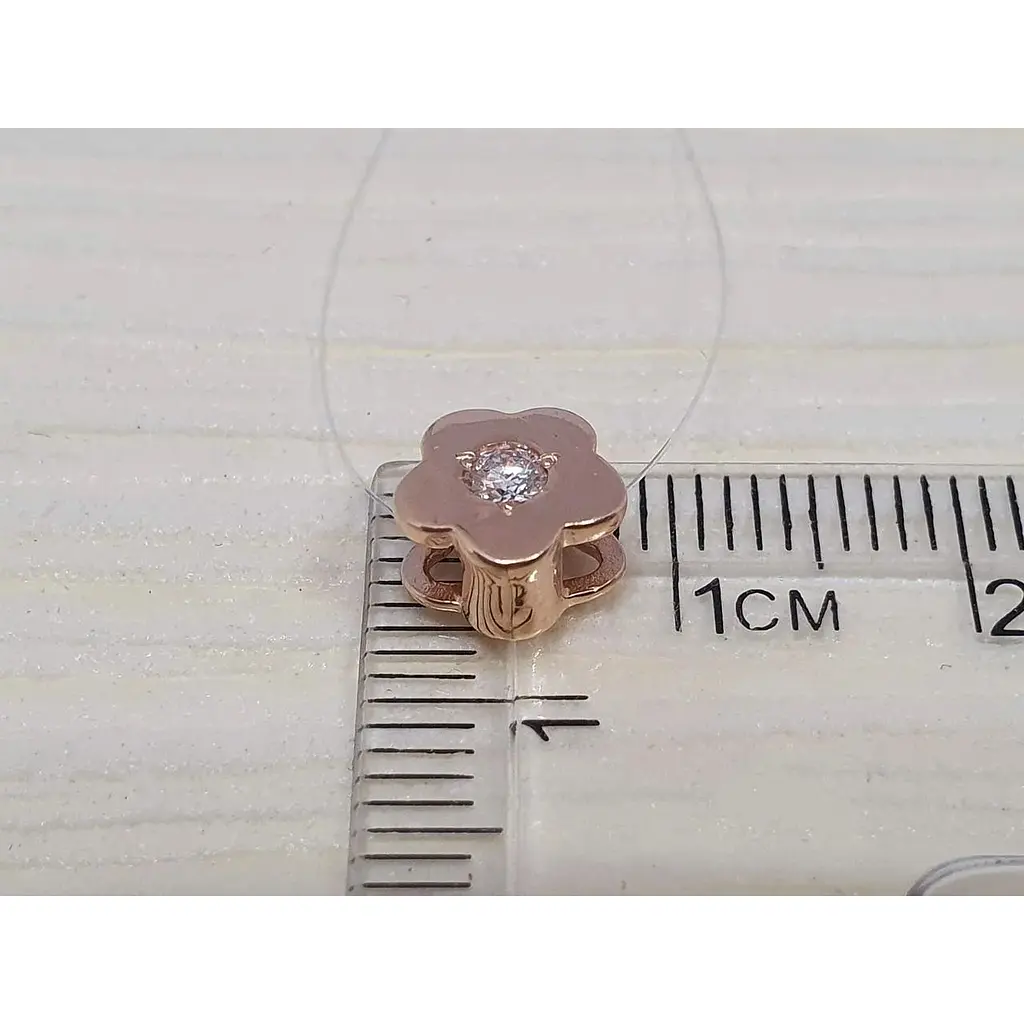 Золота підвіска Гаразд з діамантом. Артикул 3042589 - фото 4