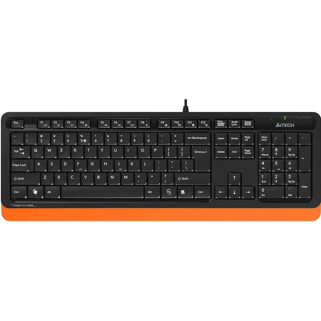 Комплект (клавиатура + мышь) A4Tech Fstyler F1010 Black/Orange (1147551) [114613] - фото 2