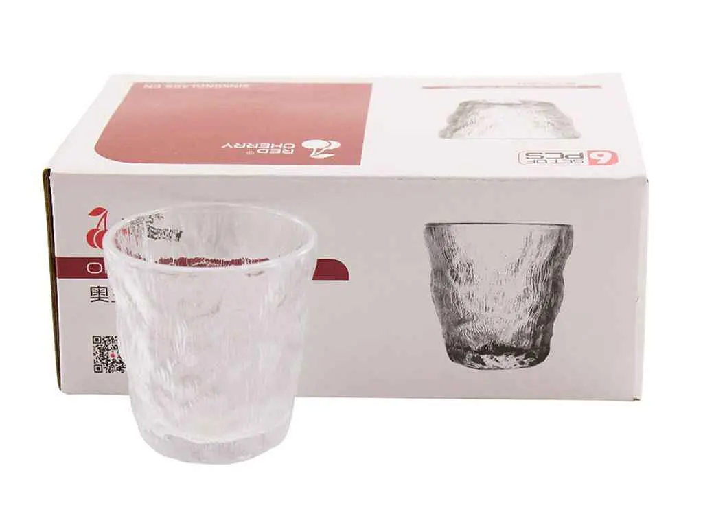 Набір чарок RED CHERRY 6шт 50мл 5225BC скляних