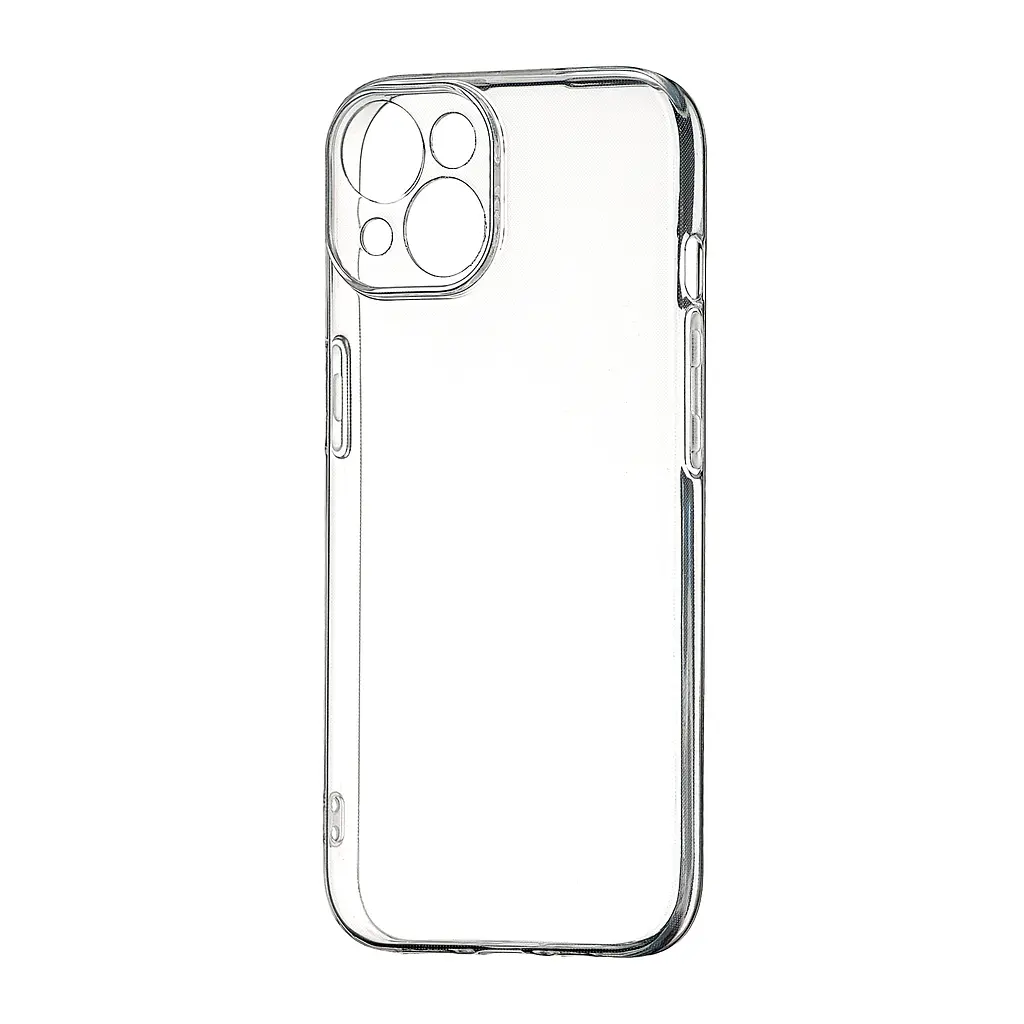 Чохол Silicone Case WS Protected Camera iPhone 15 Прозорий
