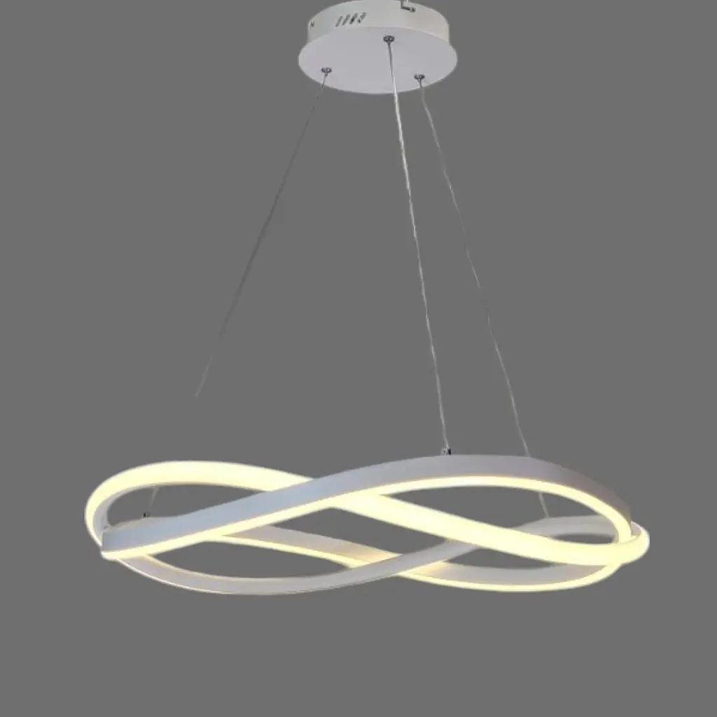 Стильна підвісна LED-люстра Art 2463/600 WH - фото 2