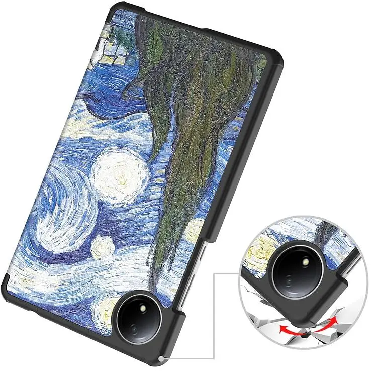 Чехол-книжка BeCover Smart Case для Xiaomi Redmi Pad SE 8.7" Night (711915) - фото 2
