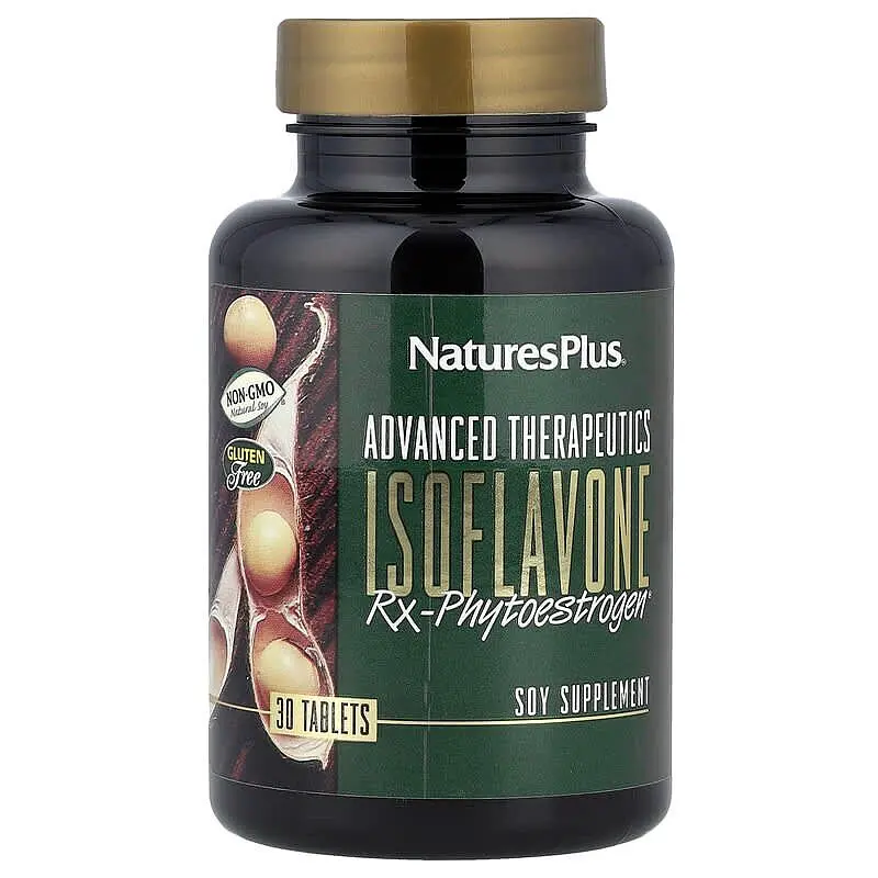 Ізофлавони Natures Plus Isoflavone Rx-Phytoestrogen, 30 таблеток