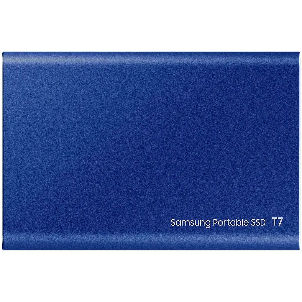 Внешний накопитель SSD Samsung T7 2TB Indigo Blue (MU-PC2T0H/WW) - фото 3