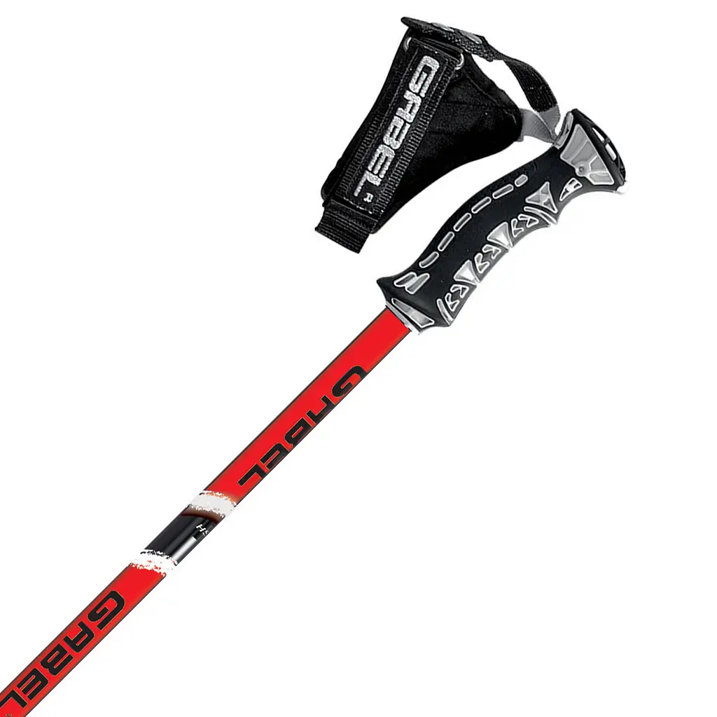 Лижні палиці Gabel HS-R 130 см Black/Red (7009150091300) - фото 2