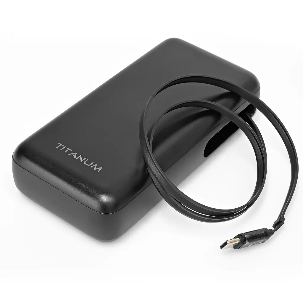 Павербанк 20000mAh TITANUM WCS20 PD45W Black TITANUM (29309-000) - фото 12