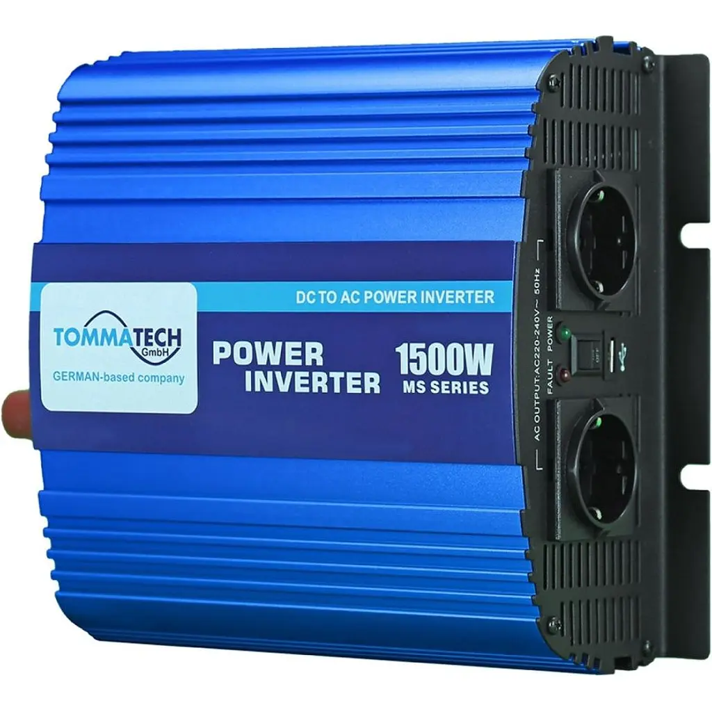 Автомобільний інвертор Tommatech MS-1500-24 24V/220V 1500W [167712] - фото 2