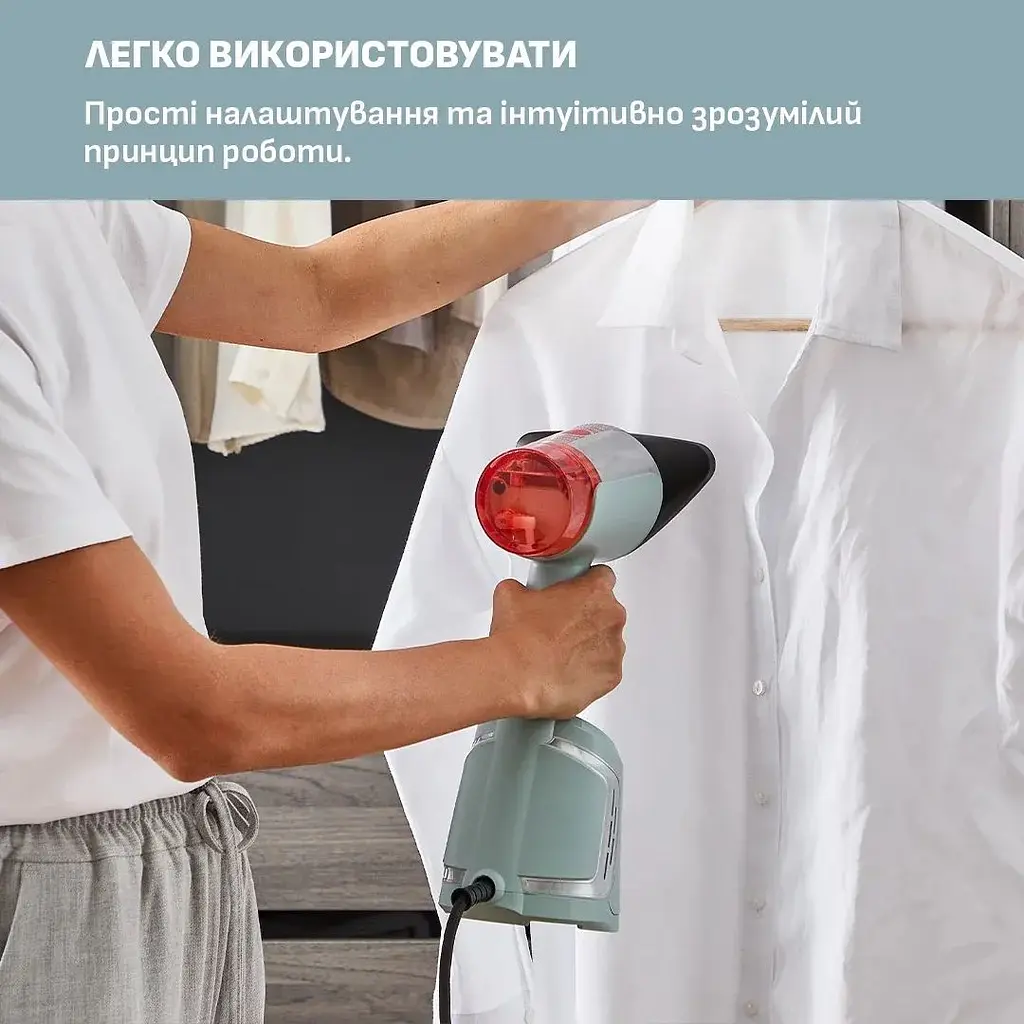 Отпариватель Tefal AeroSteam 1400 Вт светло-зеленый (DT9814F0) - фото 6