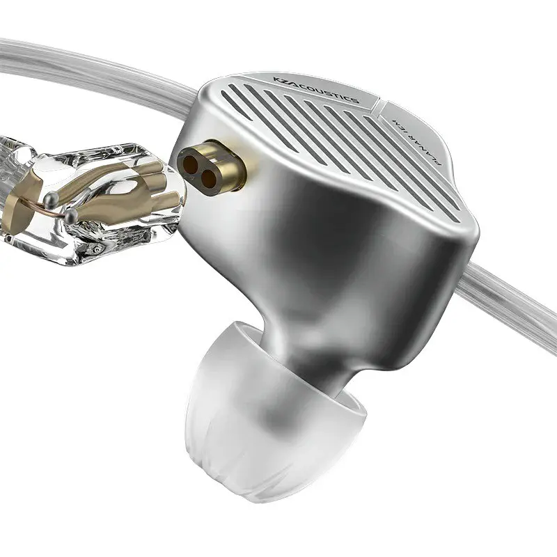 Провідні навушники KZ PR1 HiFi з мікрофоном silver - фото 2