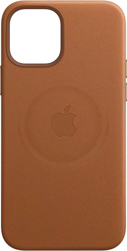 Чохол шкіряний протиударний Leather Case MagSafe MHKL3ZM/A (Original) для Apple iPhone 12 Pro Max (6.7") Saddle Brown - фото 2