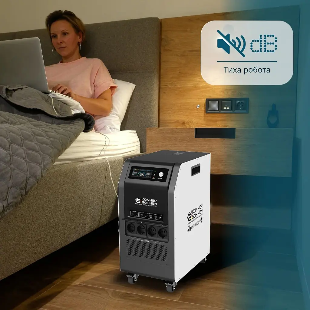 Портативна зарядна станція Konner&Sohnen KS 5200PS LiFePO4, 5120 Вт/ч 5200 Вт (KS5200PS-NEW) - фото 15