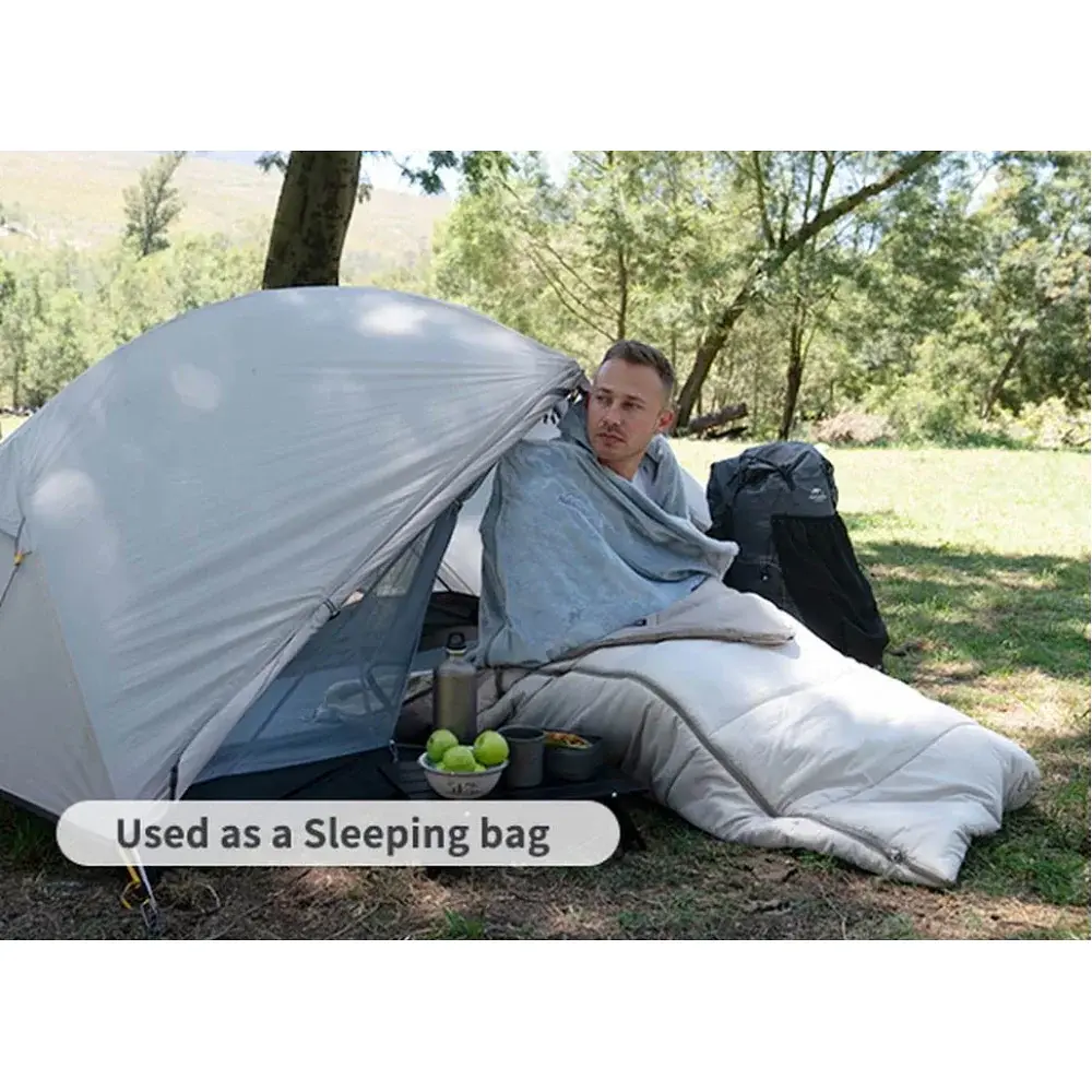 Спальний мішок Naturehike CNK2300SD022 with Pillows Light Grey - фото 12