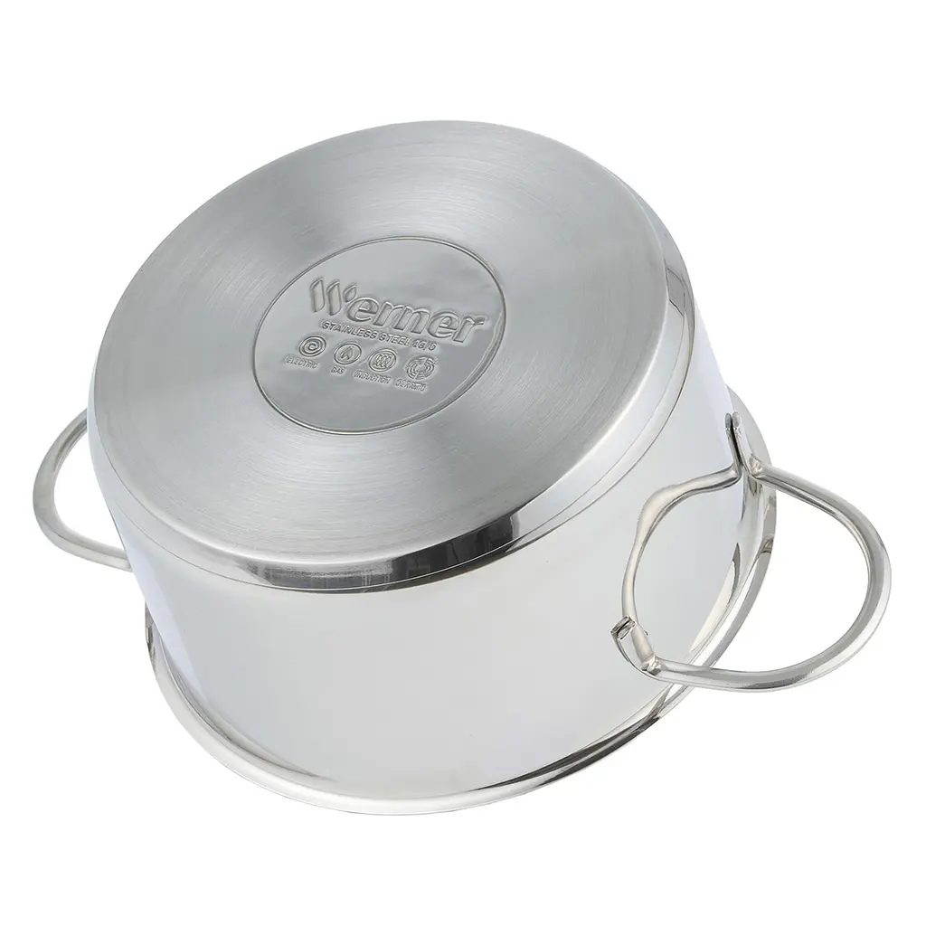 Каструля з кришкою Gipfel Werner Como GP-50169 18 см 2.4 л срібляста - фото 4
