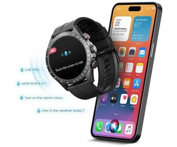 Смарт-годинник Xiaomi Haylou Solar Pro LS18 чорний - фото 4