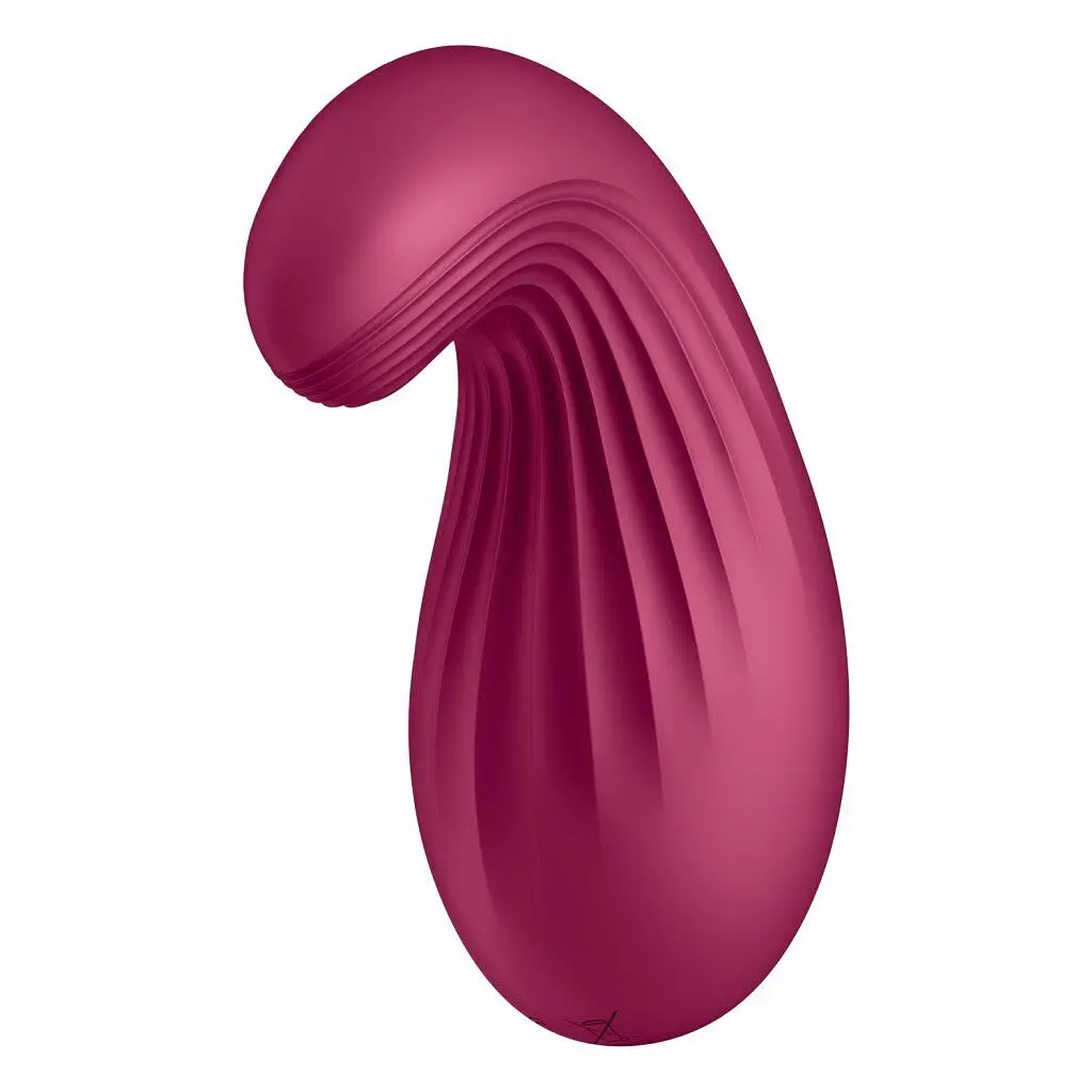 Вібратор Satisfyer Dipping Delight Berry, 2 мотори, гнучкий кінчик - фото 2