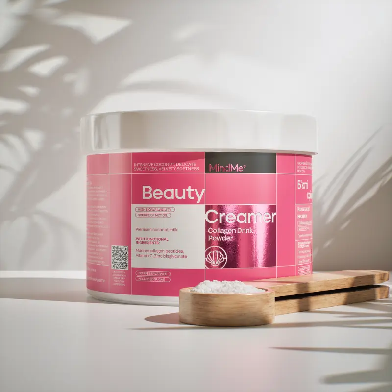 Колагенові вершки з кокосовим молоком MindMe Beauty Creamer 210 г - фото 3