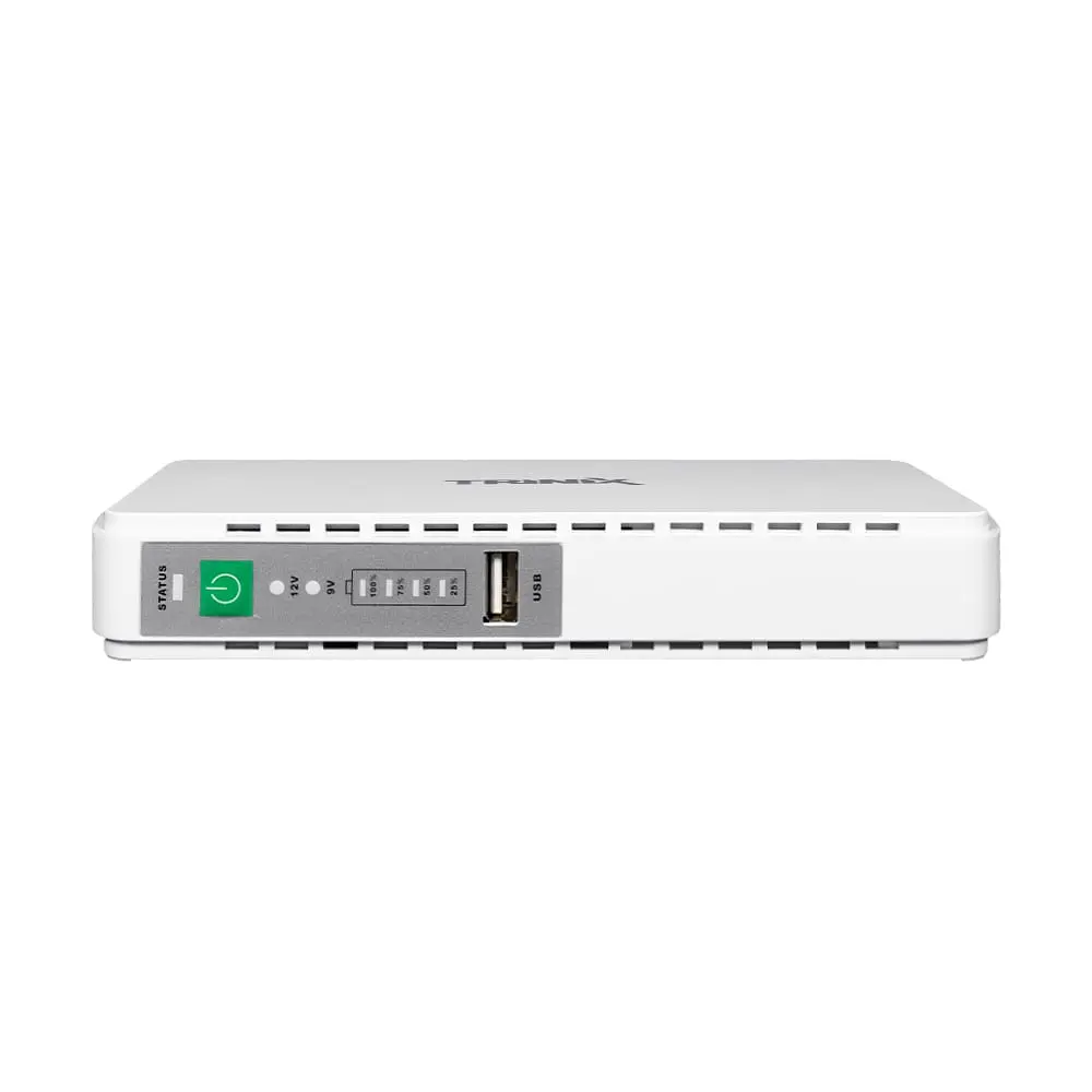 Джерело безперебійного живлення DC UPS Trinix TRX-MUPS-1748 PoE (10000mAh) 5V/9V/12V/24V/48V/PoE 1Gbps, Li-ion 4*2.5Ah, для роутера і медіаконвертера (42-00147) - фото 3
