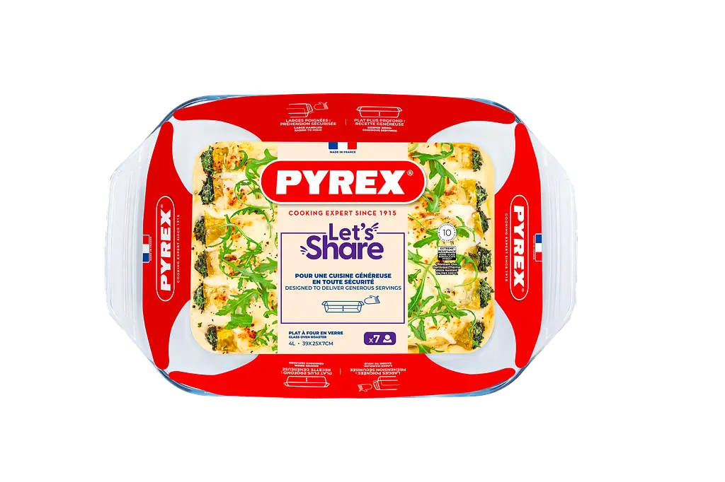 Форма для запекания Pyrex, 39х25х7 см 4 л kuh0016068 - фото 5
