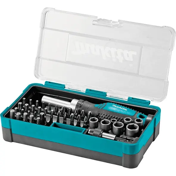 Викрутка реверсивна з набором біт (47 предметів) Makita B-36170
