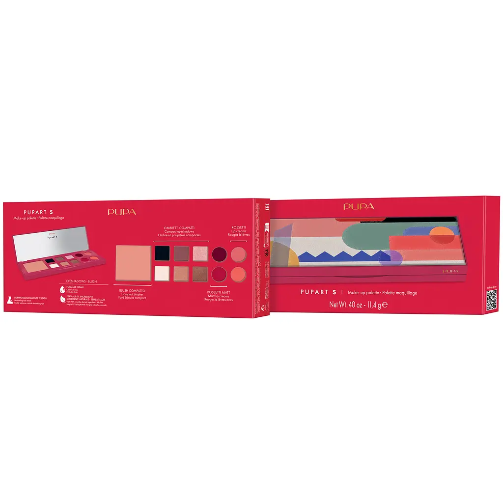 Набор для макияжа Pupa Beauty Kits Pupart S Бургунди 11.4 г (8011607396146) - фото 3