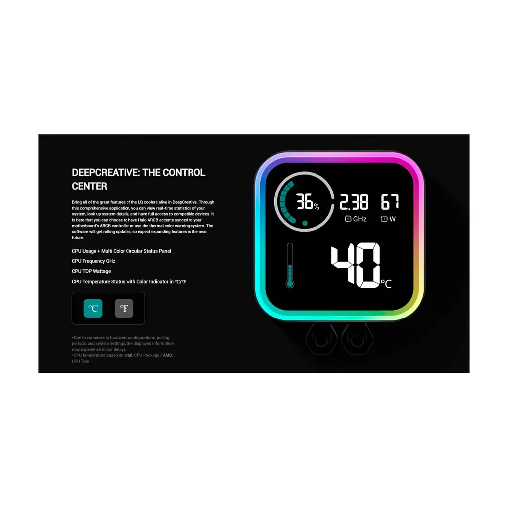 Система рідинного охолодження Deepcool LQ240 Black (R-LQ240-BKLSMW-G-1) - фото 10