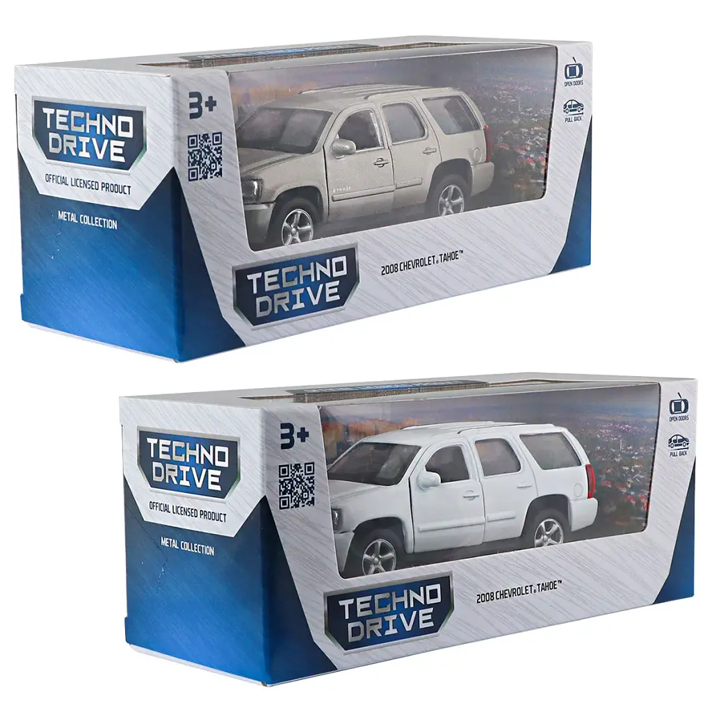Автомодель - CHEVROLET TAHOE 2008 (білий, сірий) - фото 6